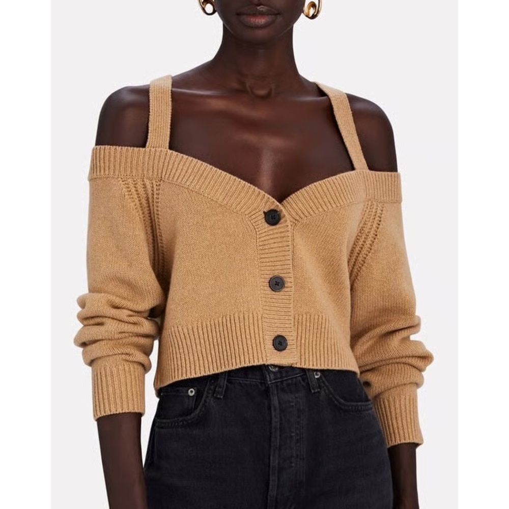 Intermix Rumi Cold Shoulder Cardigan Sweater